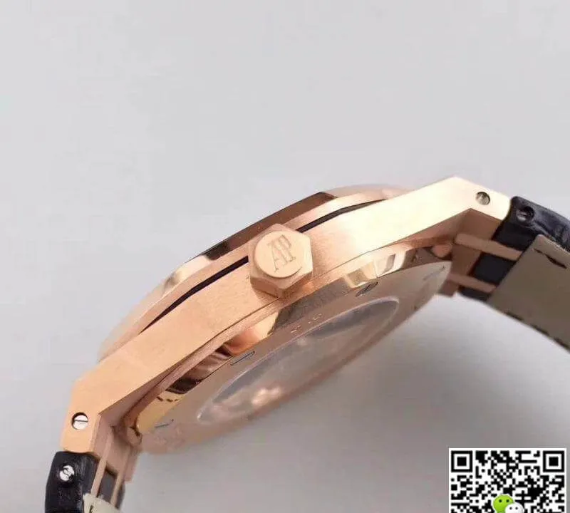 Audemars Piguet Royal Oak 15500OR.OO.D002CR.01 JF Factory 1:1 Best Edition Replica Watch Swiss ETA2824-2 Black Dial